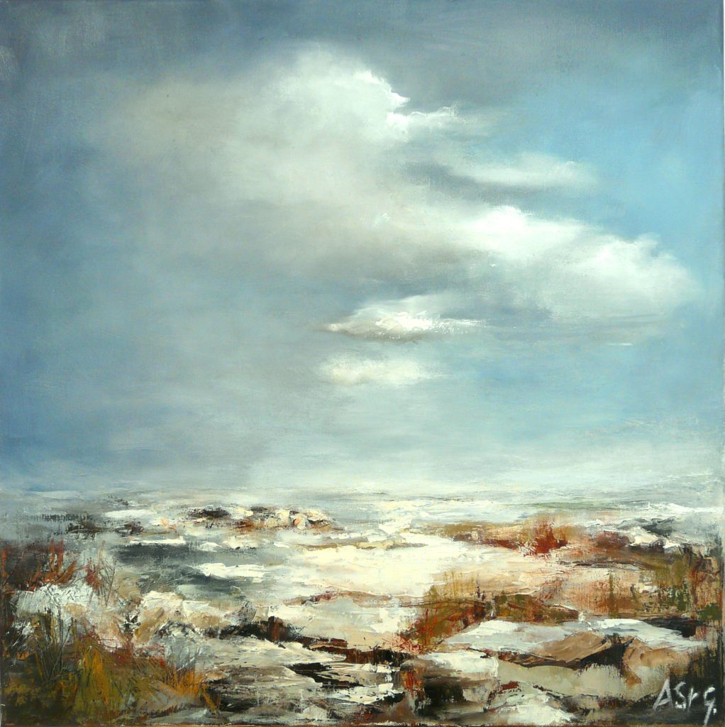 Clouds over the Burren | Anna St. George – The Whitethorn Gallery