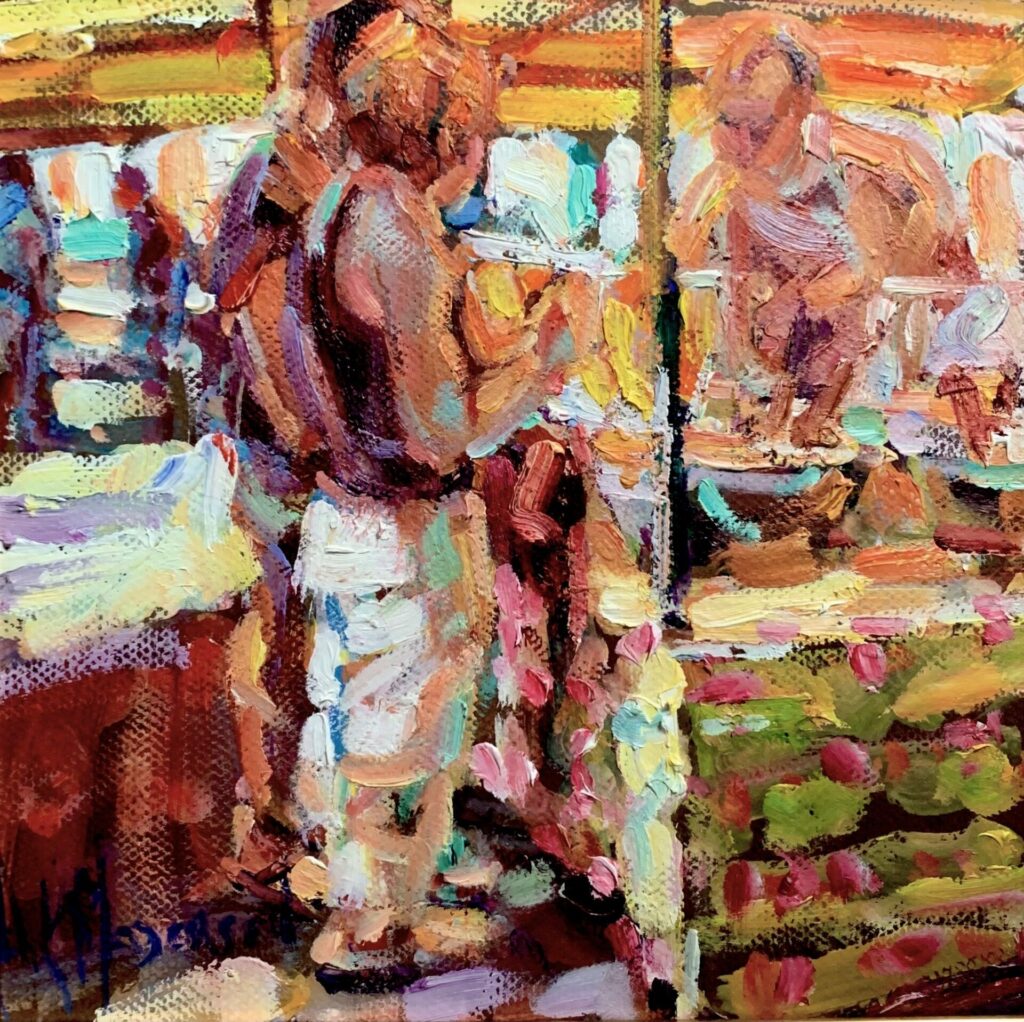 Market Study, Le Vigan | Arthur Maderson – The Whitethorn Gallery