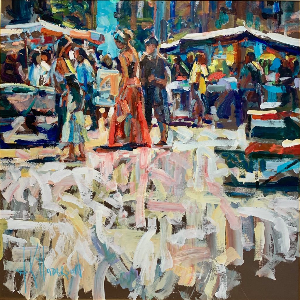 Market at Ganges | Arthur Maderson – The Whitethorn Gallery