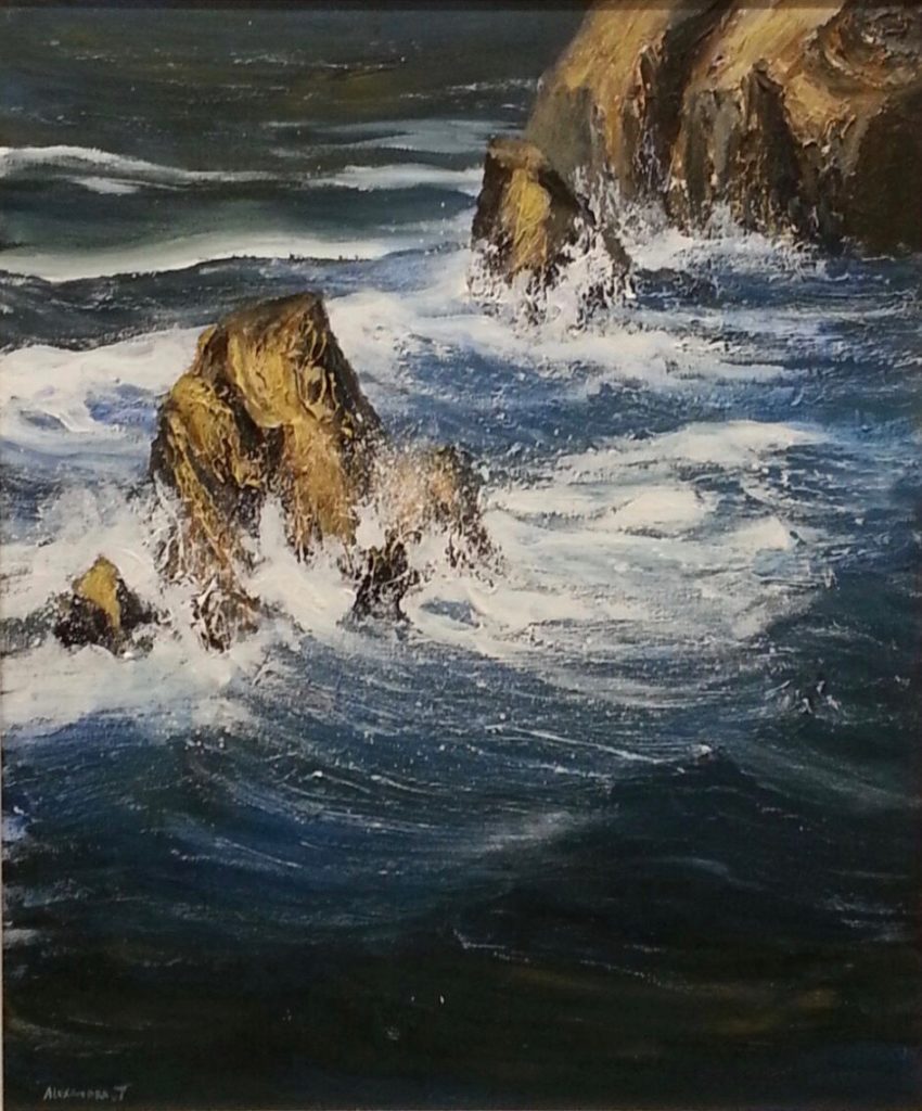 Sea Rocks | Alexandra Van Tuyll – The Whitethorn Gallery