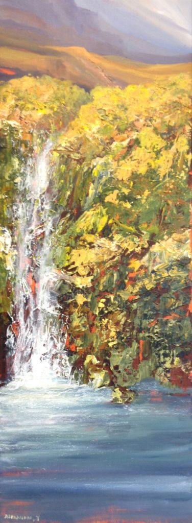 Waterfall | Alexandra Van Tuyll – The Whitethorn Gallery