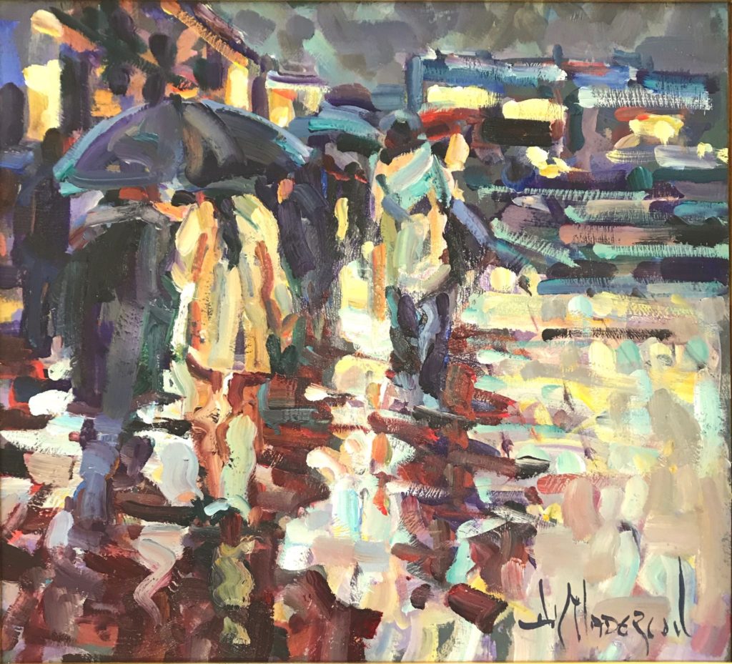 Wet Evening Montpellier | Arthur Maderson – The Whitethorn Gallery