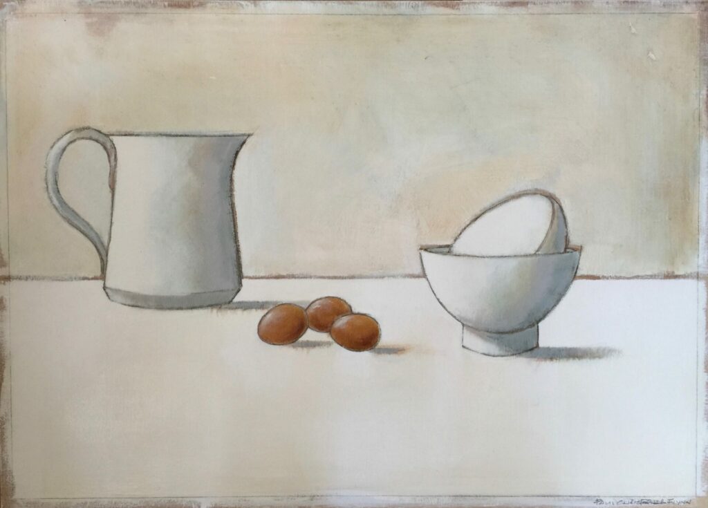 2 Eggs, 2 Bowls | Painters – The Whitethorn Gallery