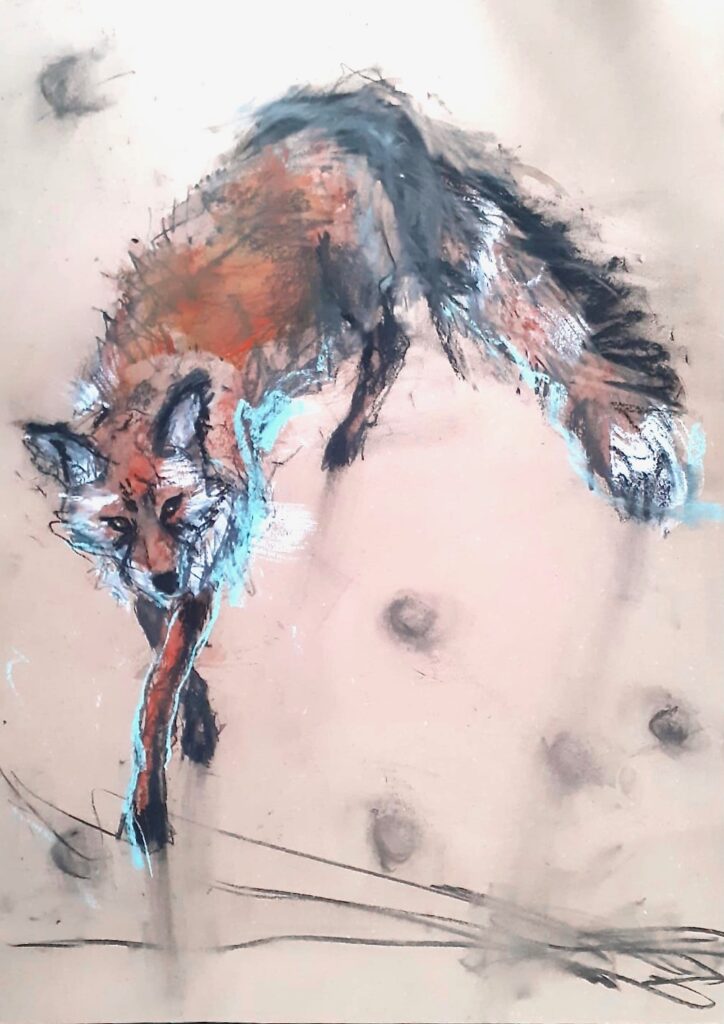 Prowling Fox | Painters – The Whitethorn Gallery