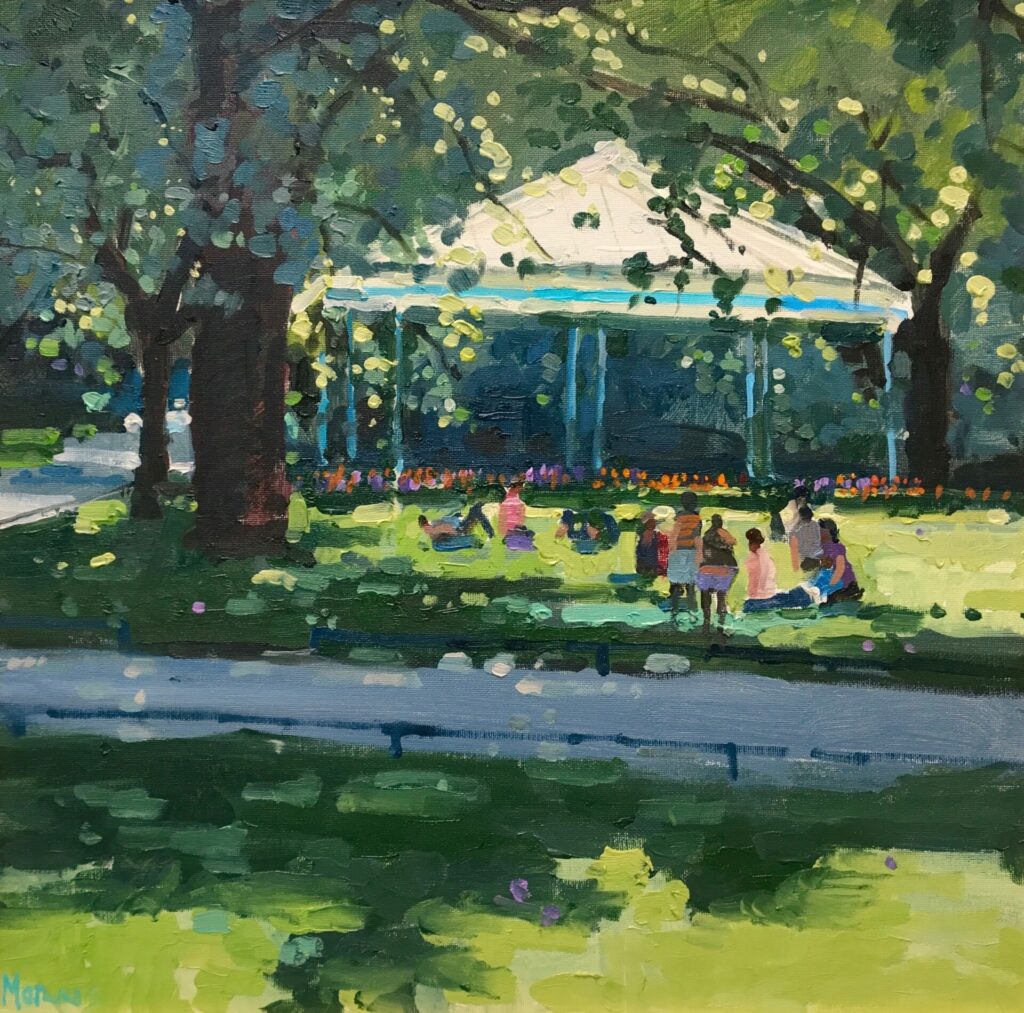 Bandstand, St. Stephen’s Green | Painters – The Whitethorn Gallery