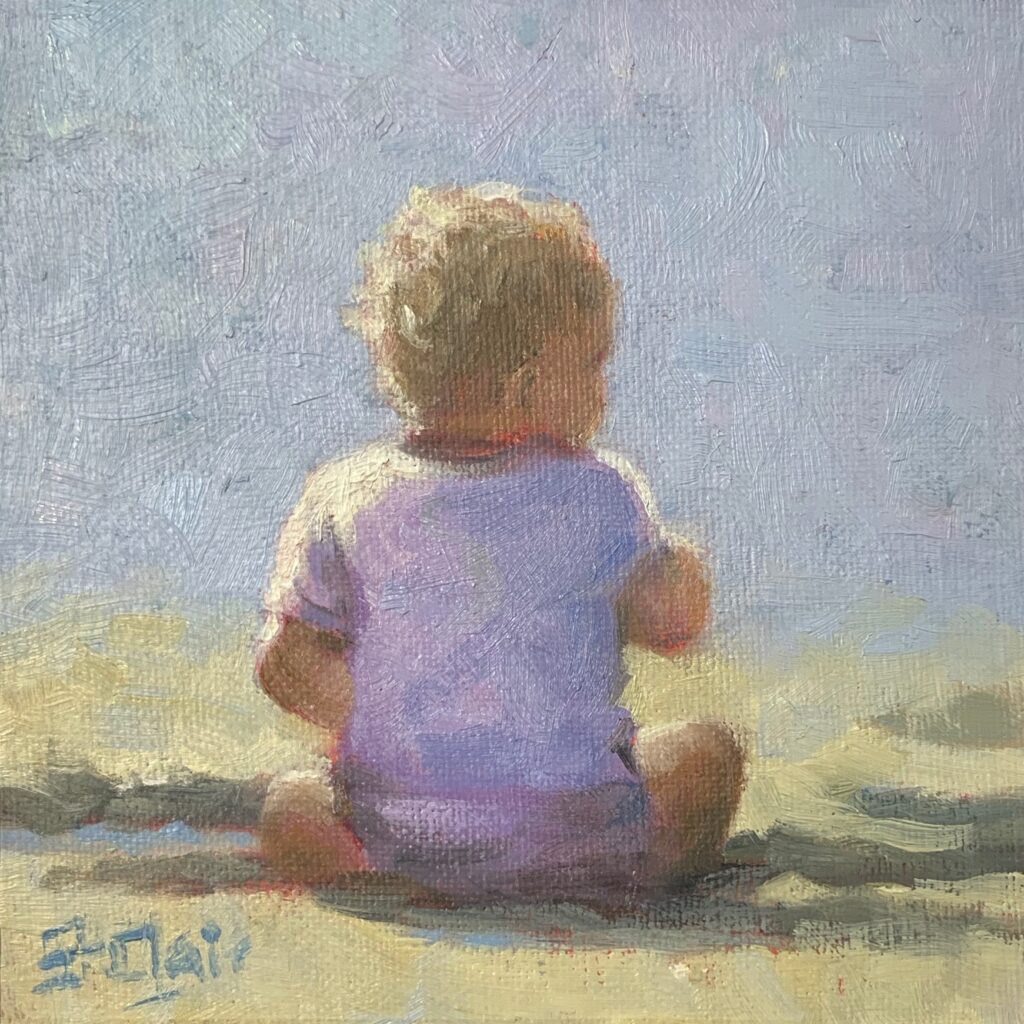 Beach Baby | Painters – The Whitethorn Gallery