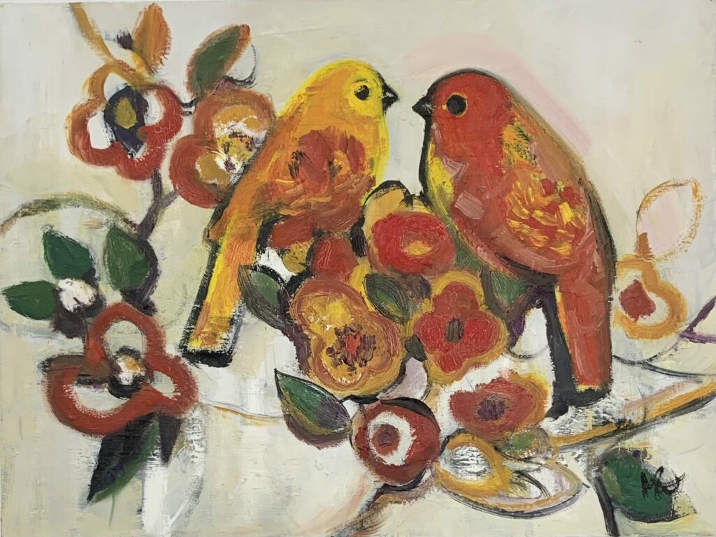 Birds and Flowers | Marissa Weatherhead – The Whitethorn Gallery