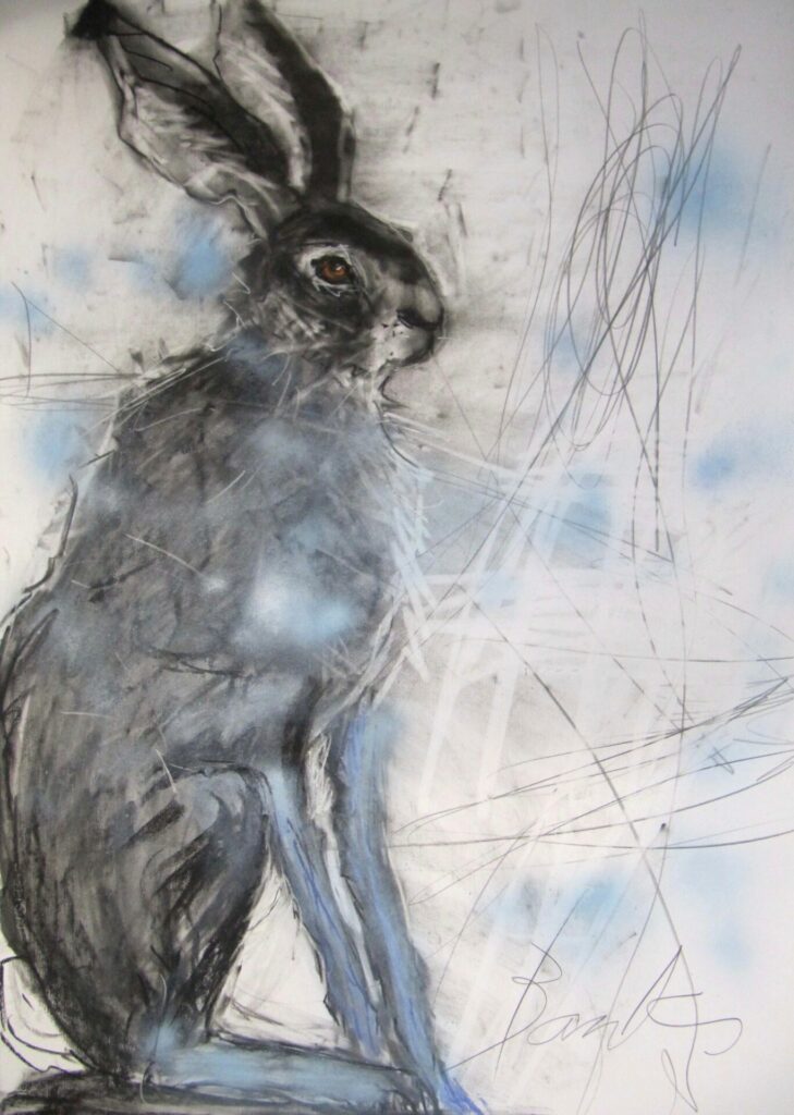 Blue Hare | Painters – The Whitethorn Gallery