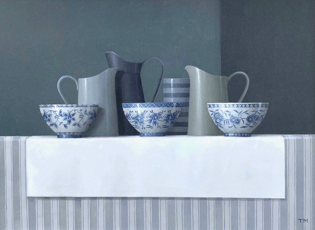 Blue and White Bowls | Painters – The Whitethorn Gallery