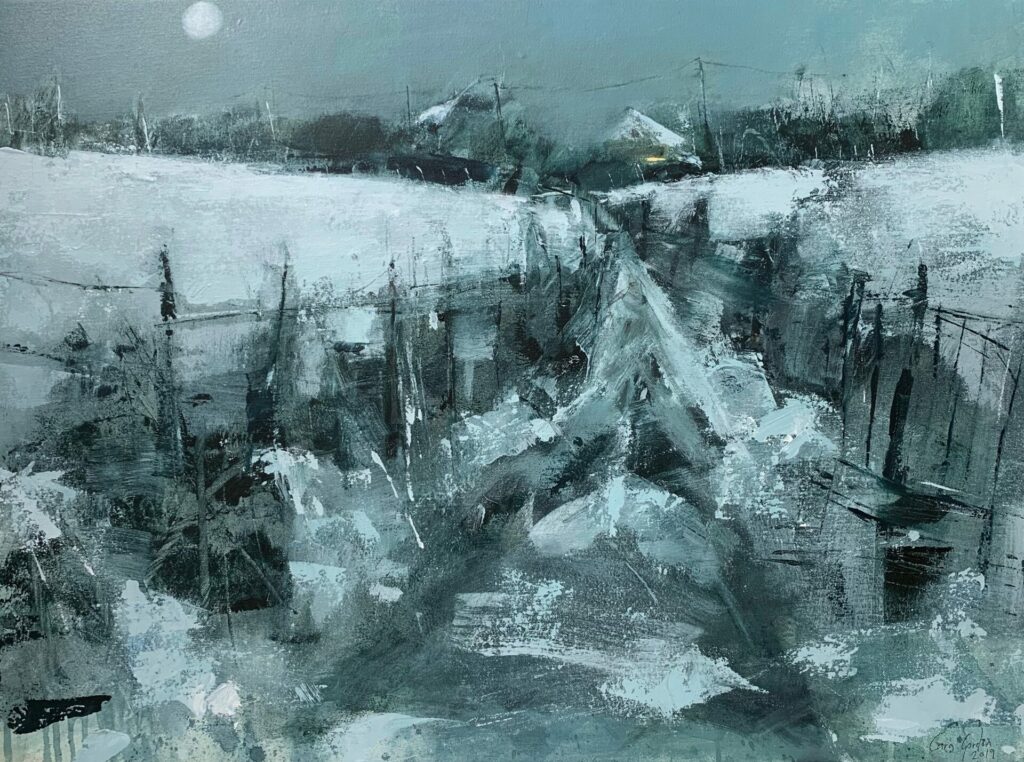 Evening Snow | Painters – The Whitethorn Gallery