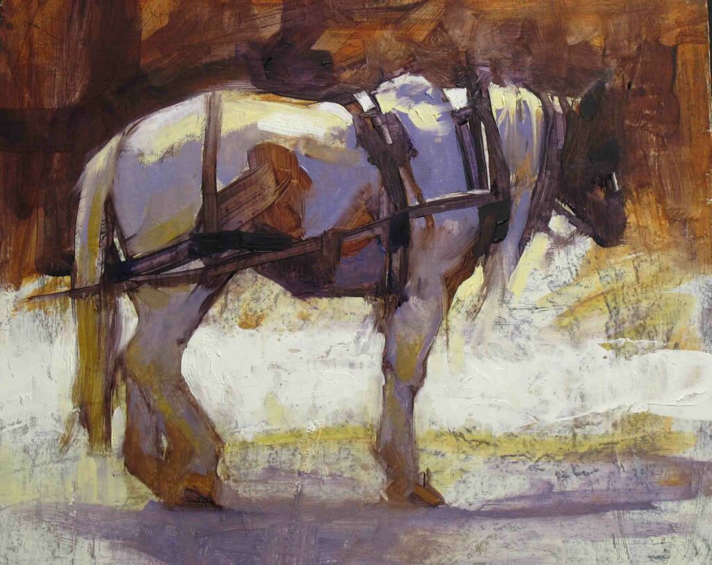 Cart Horse Study | Painters – The Whitethorn Gallery