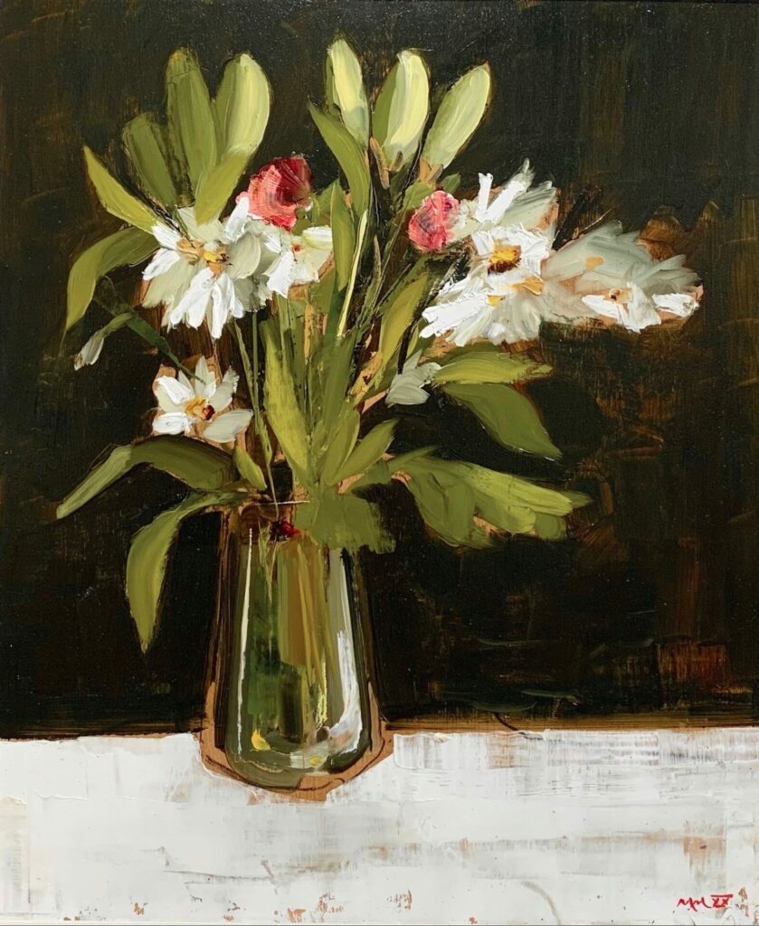 Daisies and Wild Roses | Painters – The Whitethorn Gallery