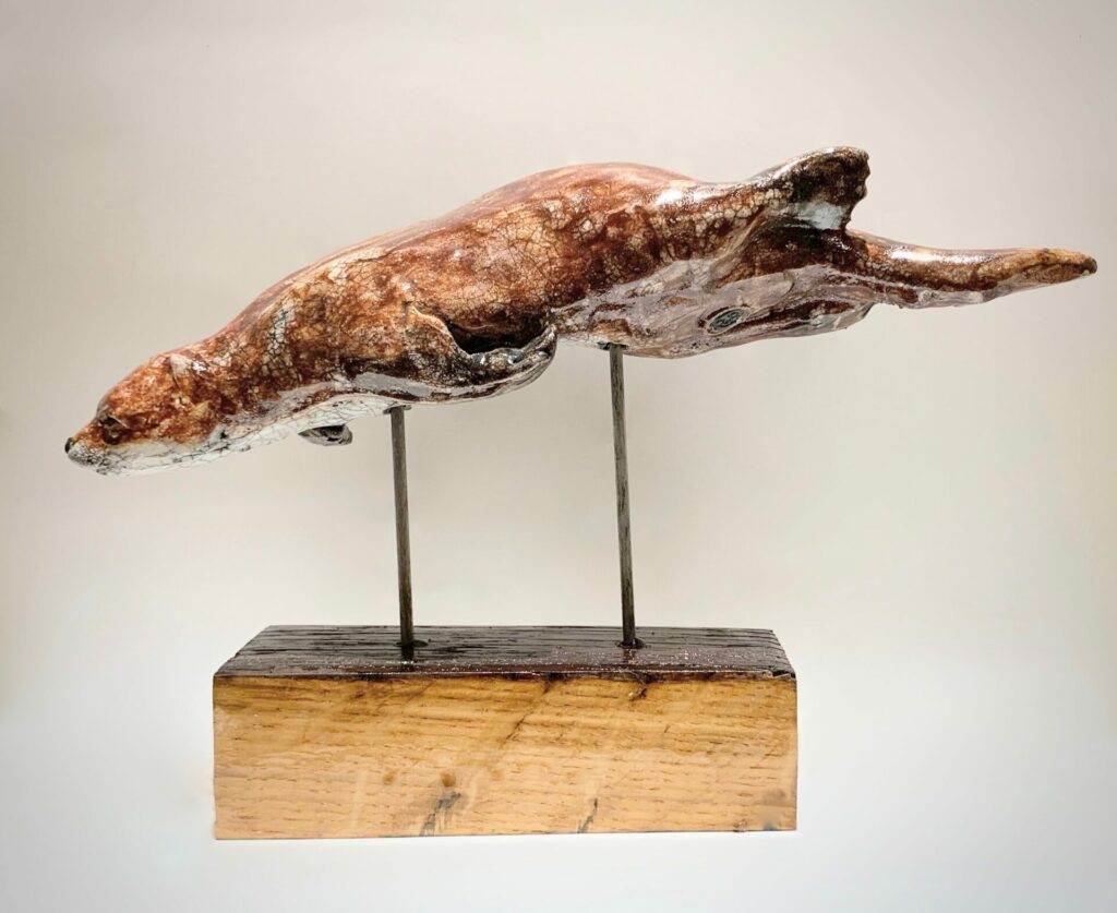 Diving Otter | Richard Ballantyne – The Whitethorn Gallery