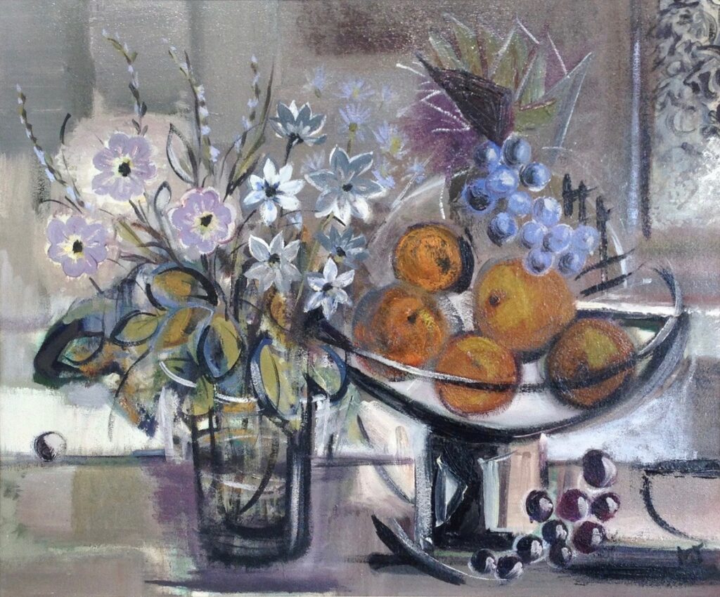 Glass Bowl with Oranges | Painters – The Whitethorn Gallery