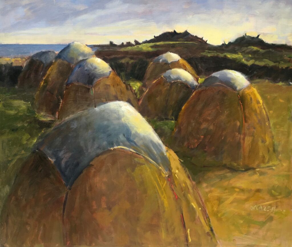 Haystacks In Carna | Deirdre Walsh – The Whitethorn Gallery