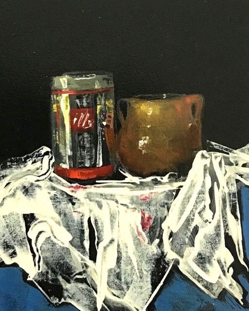 Illy Tin and Spanish Pot | Painters – The Whitethorn Gallery