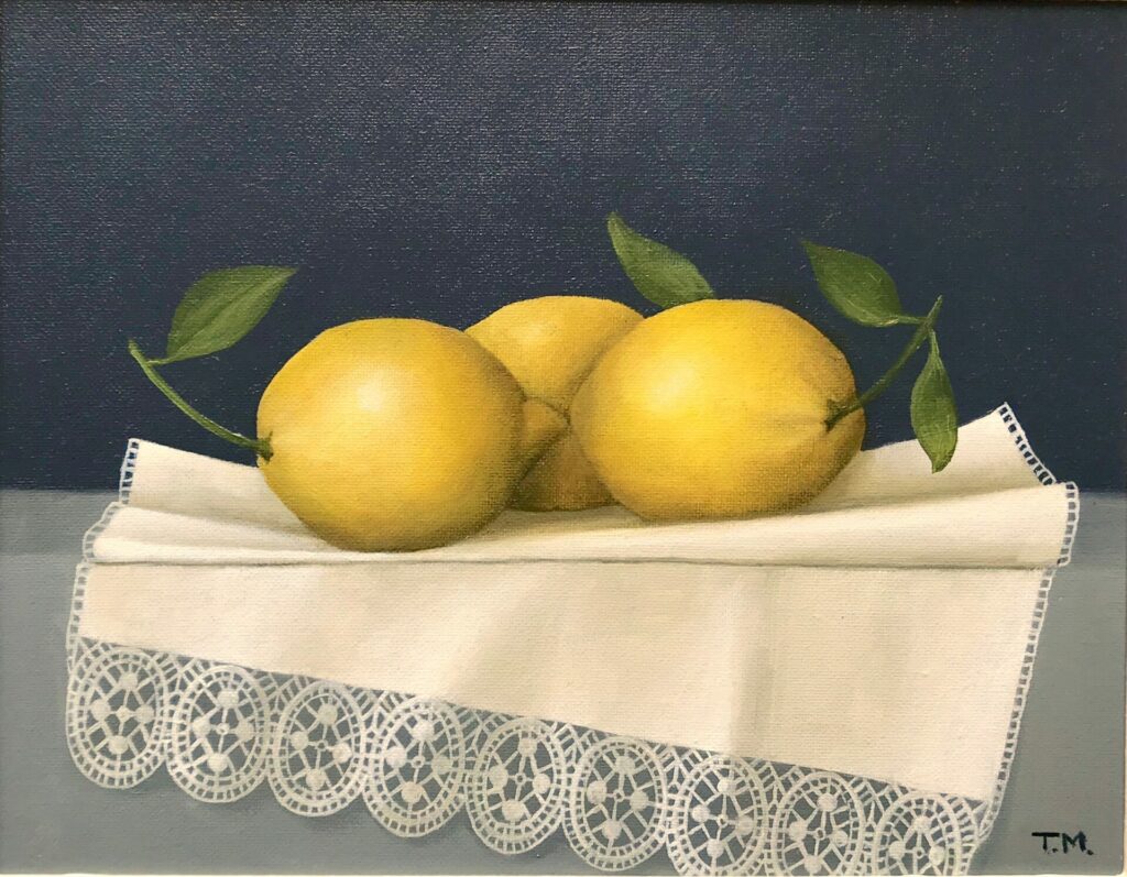 Lemons and Lace | Painters – The Whitethorn Gallery