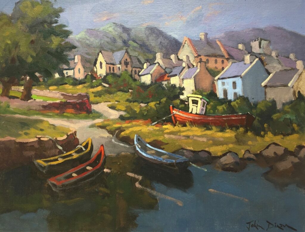 Monestary Harbour, Roundstone | Painters – The Whitethorn Gallery
