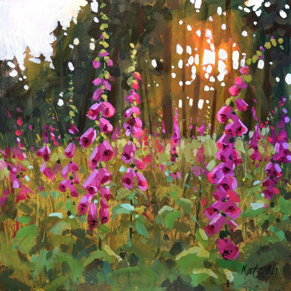 Never Seen (Foxgloves) | Painters – The Whitethorn Gallery
