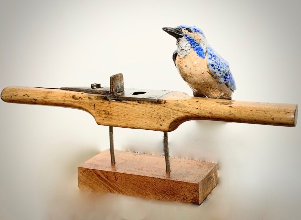 Kingfisher on a Draw Plane | Richard Ballantyne – The Whitethorn Gallery