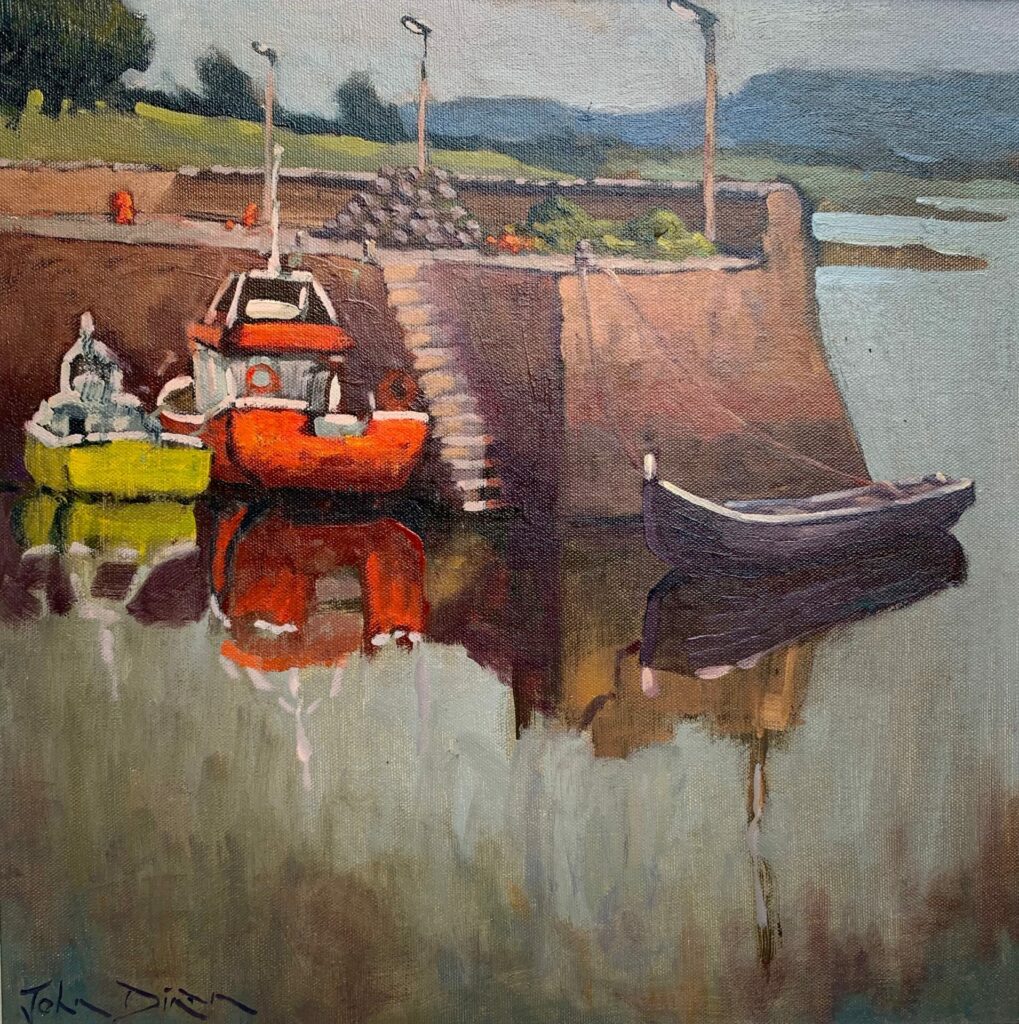 Roundstone Harbour | Painters – The Whitethorn Gallery