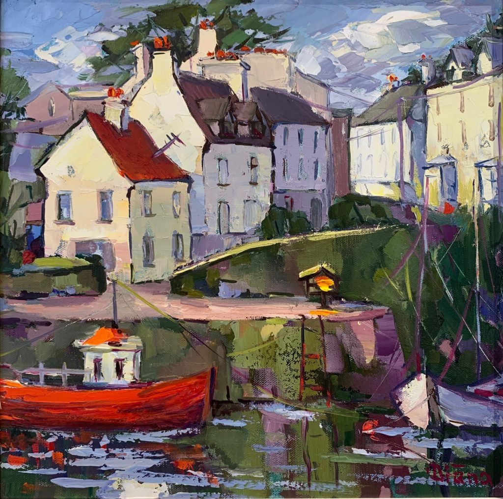 Roundstone Village | Painters – The Whitethorn Gallery