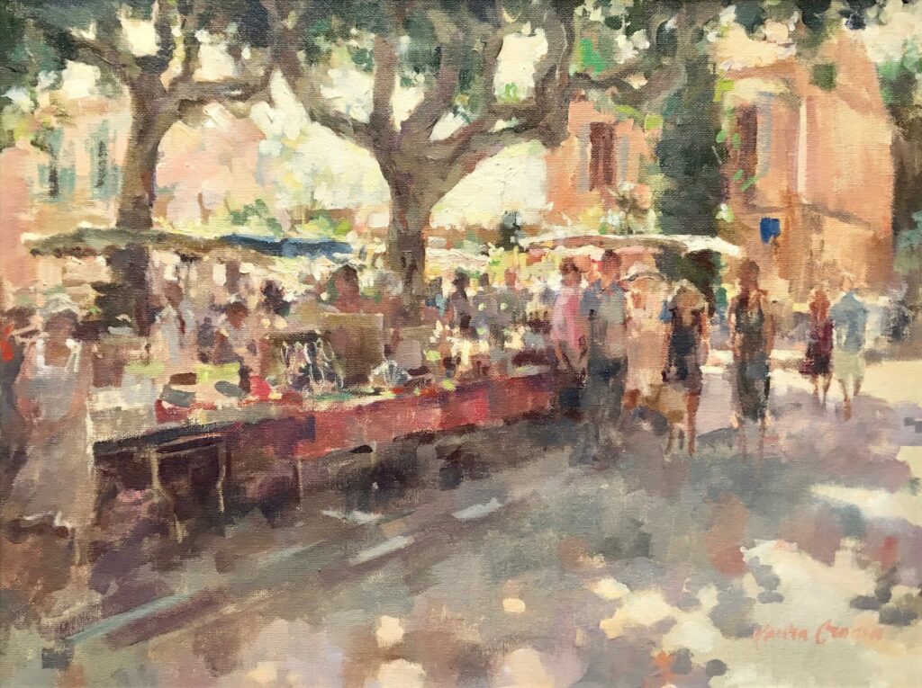 St. Tropez Market | Laura Cronin – The Whitethorn Gallery