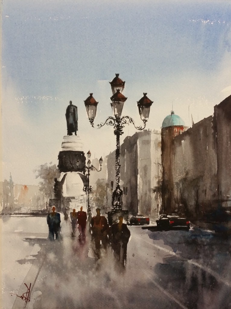 Towards College Green | Alan Somers – The Whitethorn Gallery