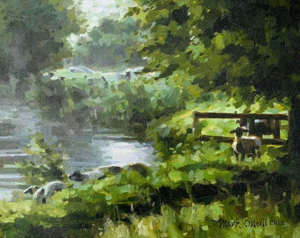 Morning Mist on the river | Painters – The Whitethorn Gallery