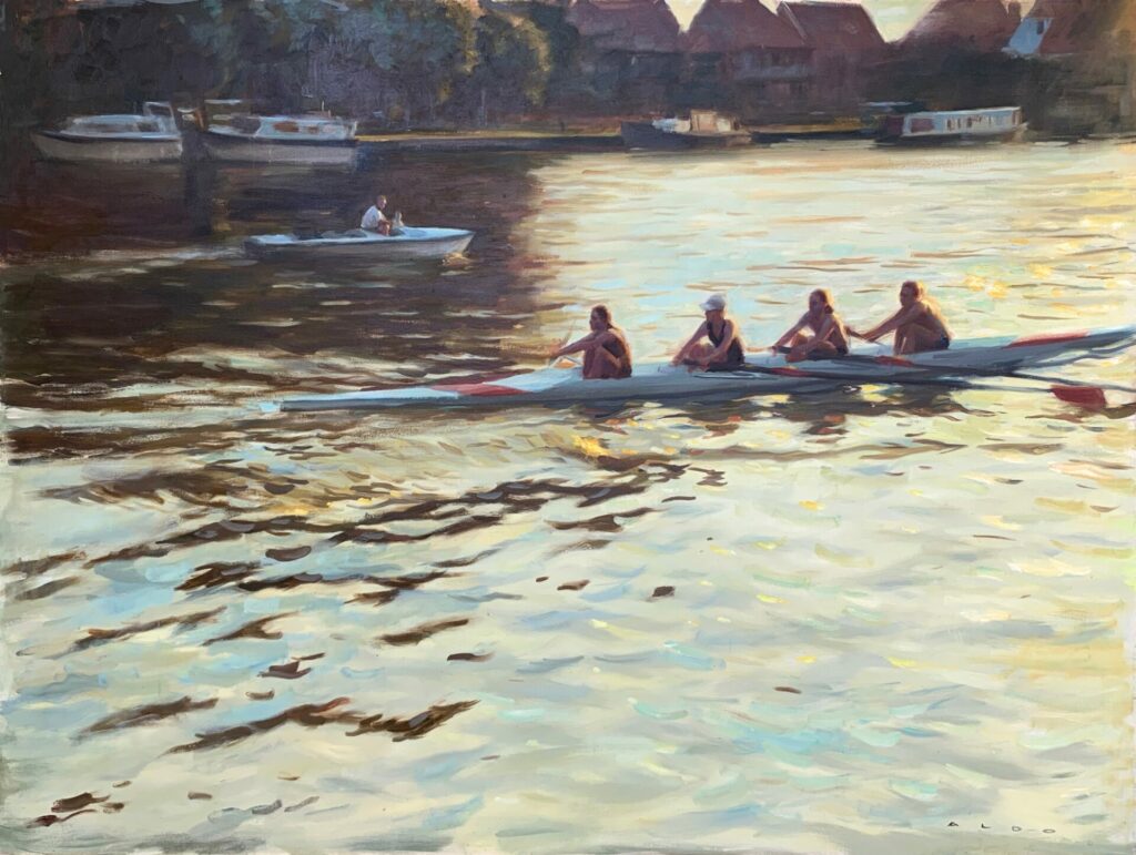 Training on the Thames | Painters – The Whitethorn Gallery