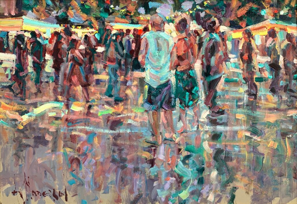 night market, ganges | Arthur Maderson – The Whitethorn Gallery