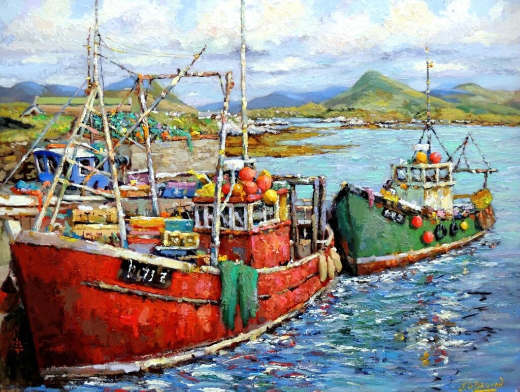 Harbour Ballinakil | Painters – The Whitethorn Gallery