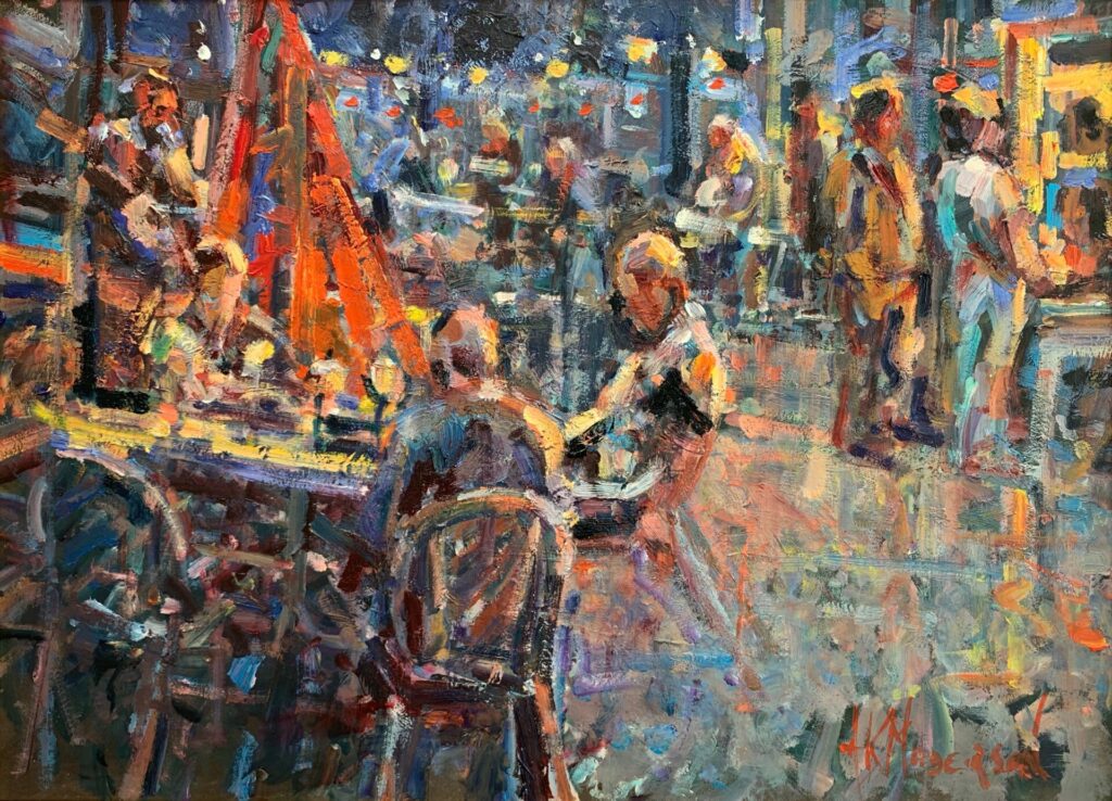ganges, night market | Arthur Maderson – The Whitethorn Gallery