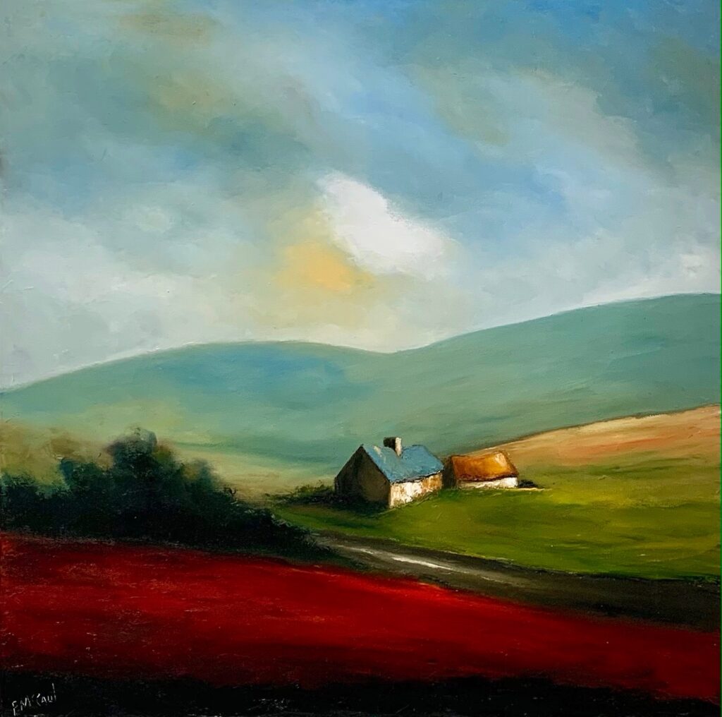 a country cottage | Padraig McCaul – The Whitethorn Gallery