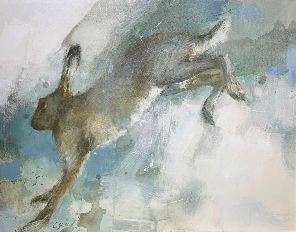 blue leap | Cara Gordon – The Whitethorn Gallery