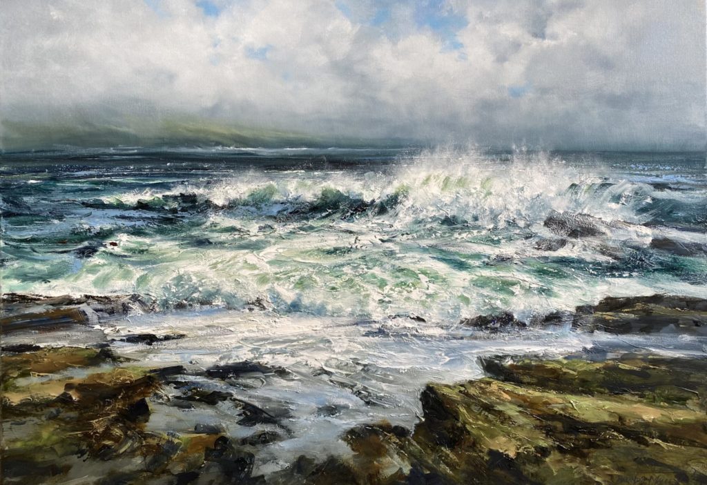 Lively seas off valentia island | Painters – The Whitethorn Gallery