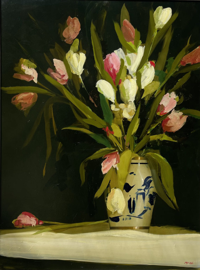 White and Pink Tulips | Painters – The Whitethorn Gallery