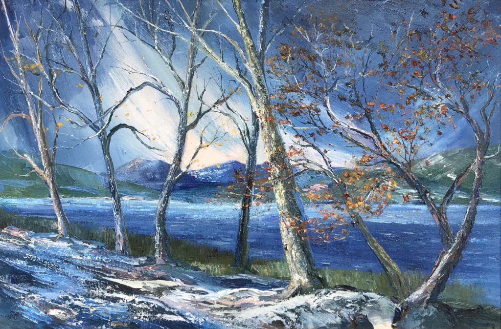 early snow, westport | Susan Webb – The Whitethorn Gallery