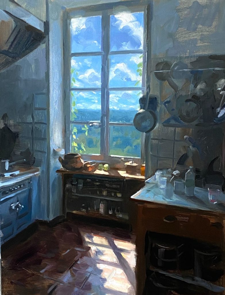 Kitchen at Domaine D’Audabiac | Painters – The Whitethorn Gallery