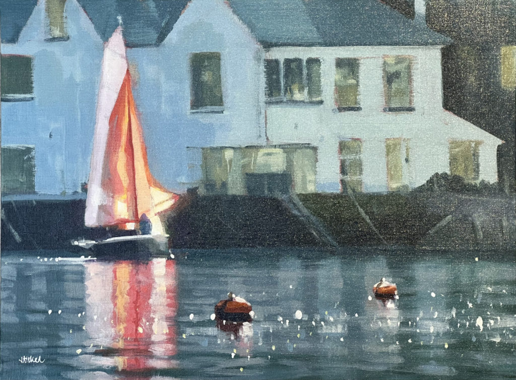 Red Spinnaker, Roundstone | Painters – The Whitethorn Gallery