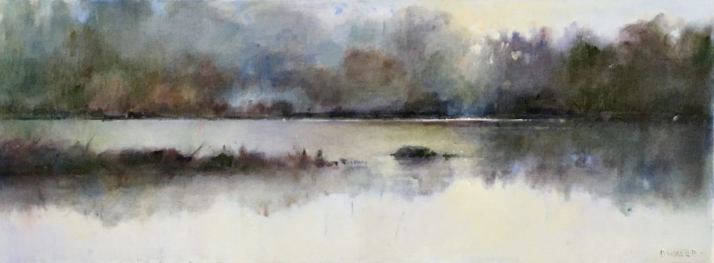 Winter Light Lough Carra | Painters – The Whitethorn Gallery