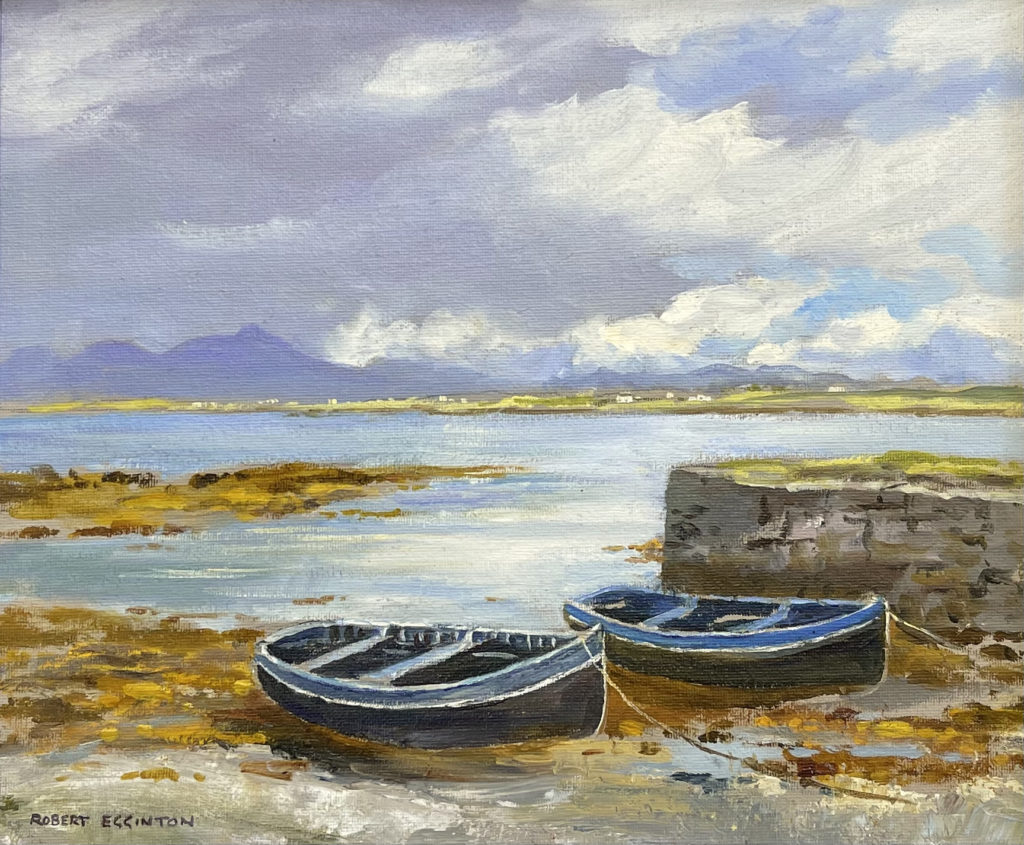 Old Harbour Roundstone | Robert Egginton – The Whitethorn Gallery