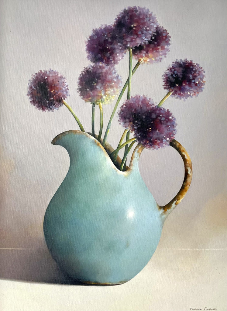 A Jug Of Alliums | Susan Cairns – The Whitethorn Gallery