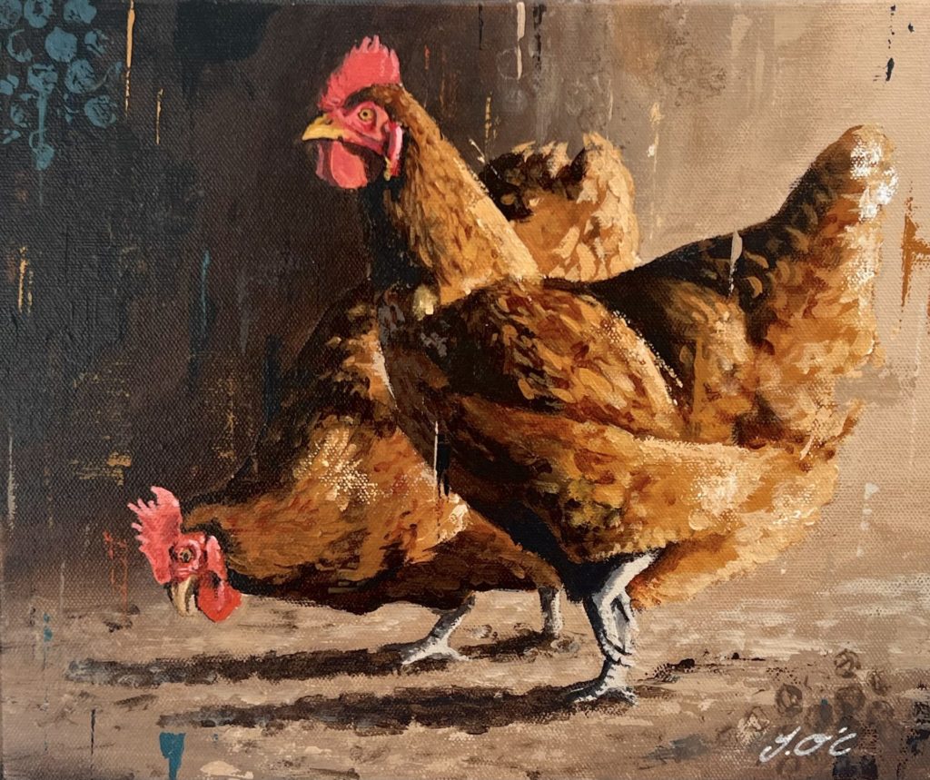 Chickens | Painters – The Whitethorn Gallery