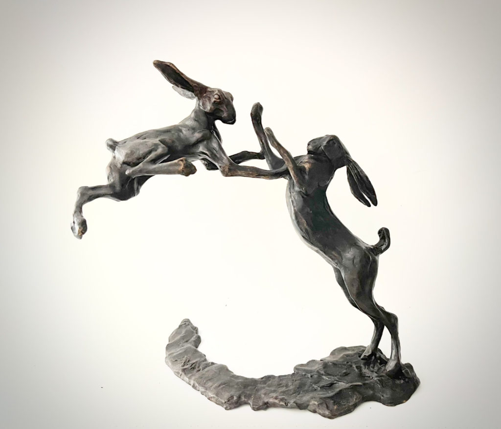 Boxing Hares | Siobhan Bulfin – The Whitethorn Gallery