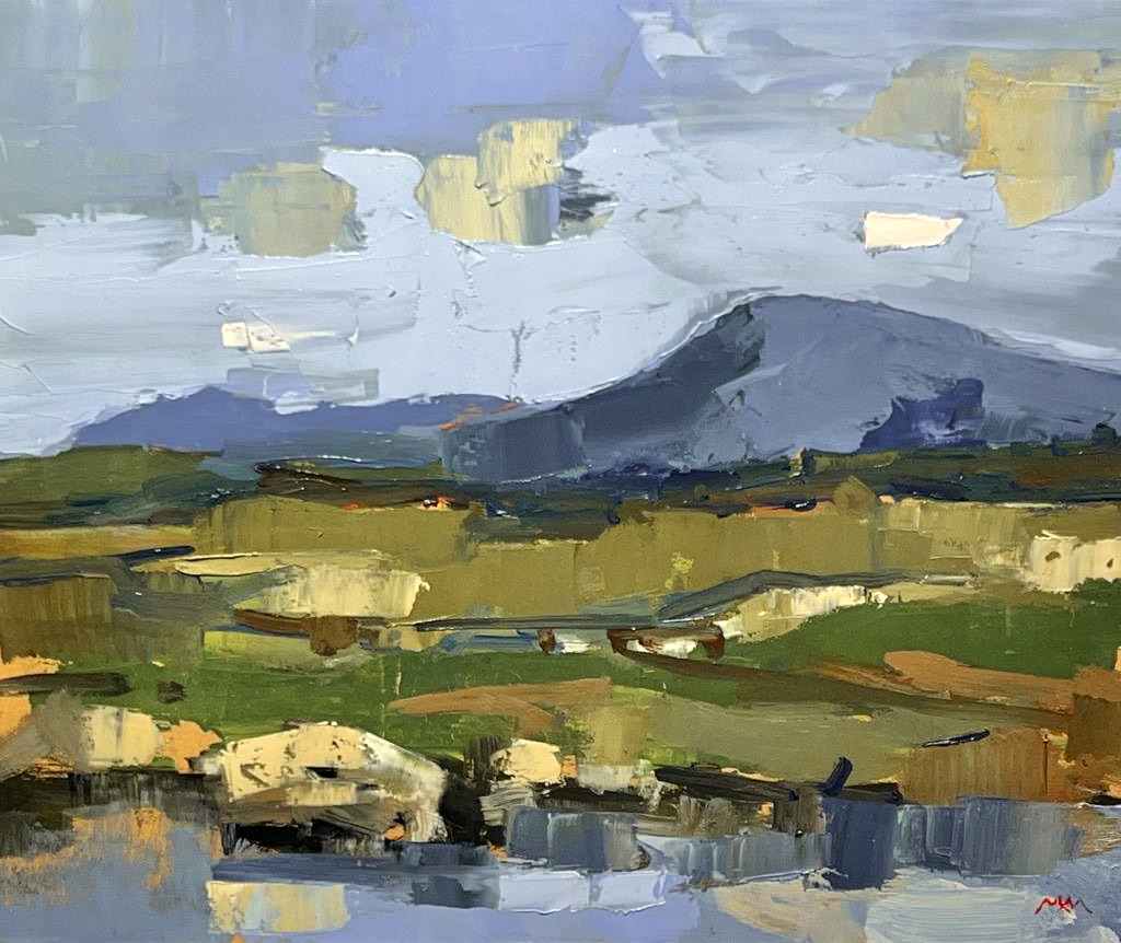 Cashel Mountain from Roundstone | Martin Mooney – The Whitethorn Gallery