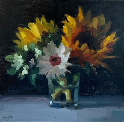 Sunflower Spray | Bairbre Duggan – The Whitethorn Gallery