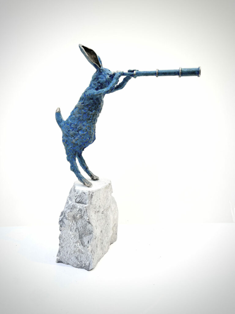 Inquisitive Hare – Small | Donnacha Cahill – The Whitethorn Gallery