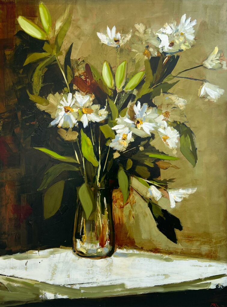 Lilies and Daisies | Martin Mooney – The Whitethorn Gallery