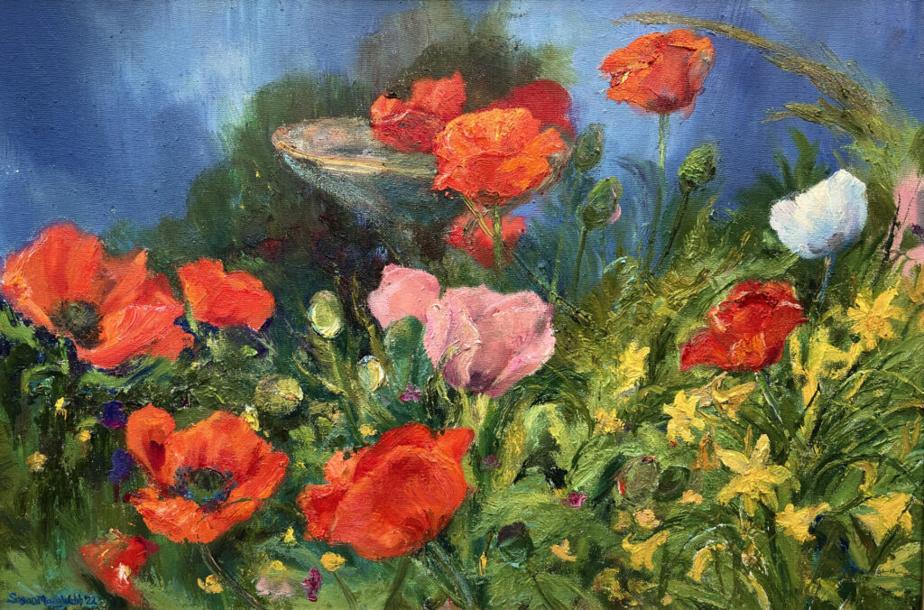River Run Poppies | Susan Webb – The Whitethorn Gallery